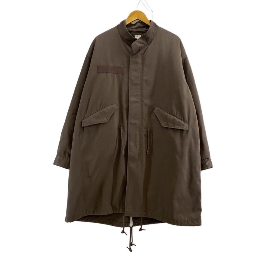 ADAM ET ROPE◇モッズコート/L/ポリエステル/BRW/GMO-12080-B