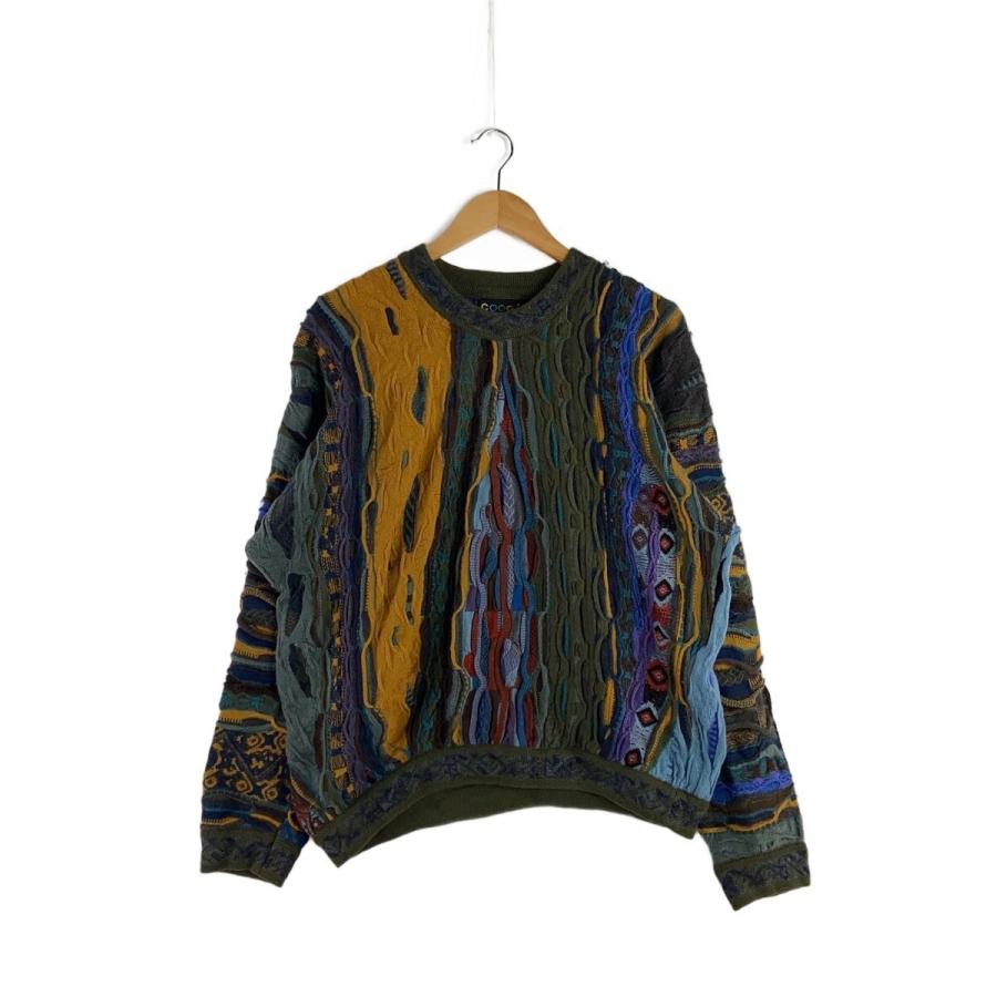 COOGI◇3Dニット/オーストラリア製/90s/M/ウール/マルチカラー