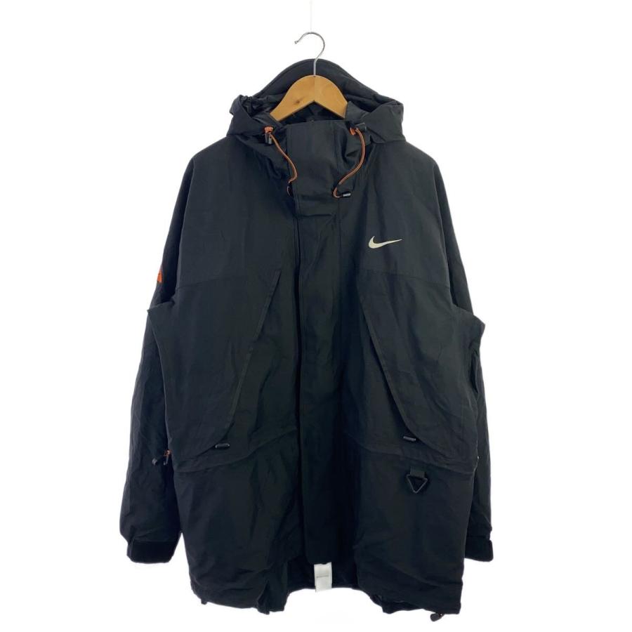 NIKE ACG◇マウンテンパーカ/XL/ポリエステル/BLK/無地 : セカンド