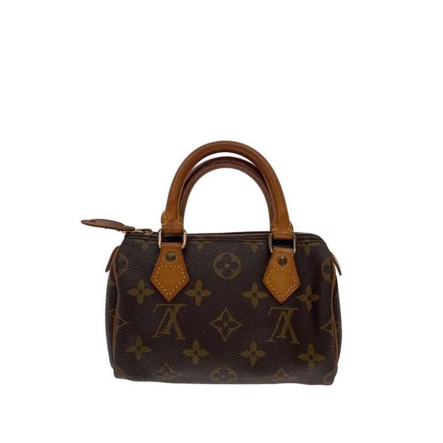 LOUIS VUITTON◇ナノ・スピーディ_モノグラム・キャンバス/レザー/BRW