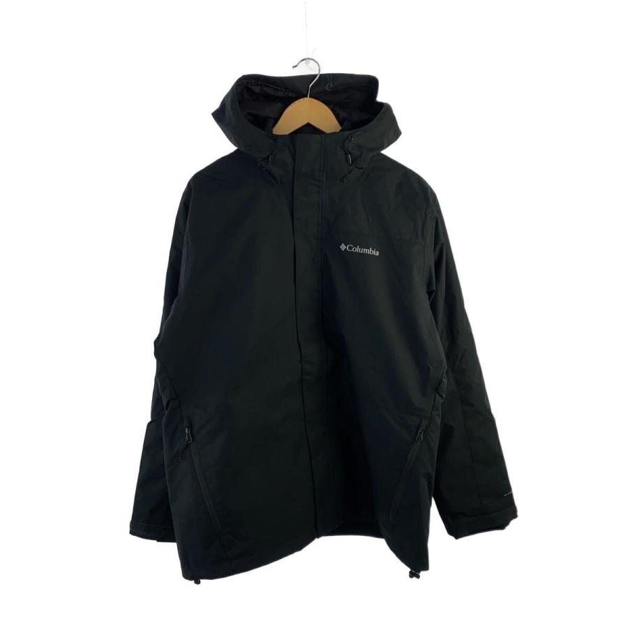 Columbia◇コロンビア/マウンテンパーカー/XL/ナイロン/黒/ブラック