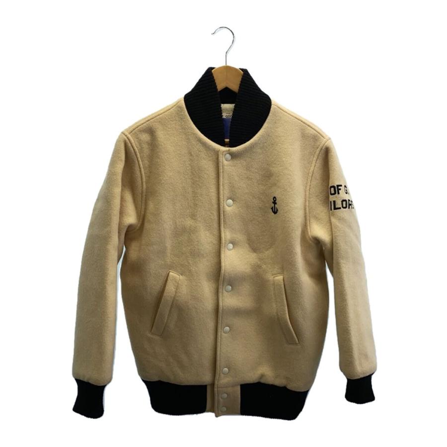 GDC(GRAND CYANION)◇スタジャン/S/ウール/CRM/無地/3GDCL-5062/ジー