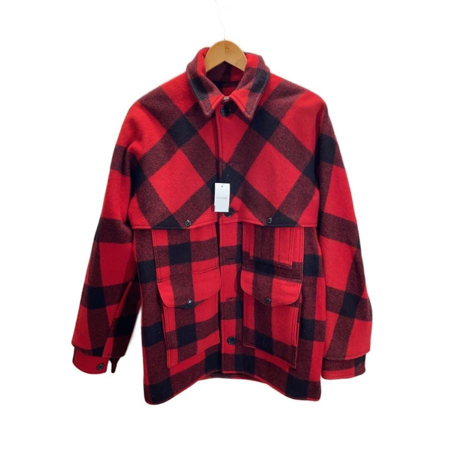 FILSON◇ダブルマッキーノクルーザー/USA製/ジャケット/40/ウール/RED
