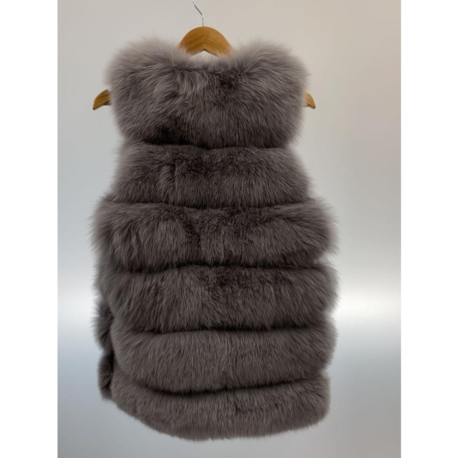 U-BIG/石井毛皮/6段フォックスファーベスト/M/ファー/PUP : セカンド