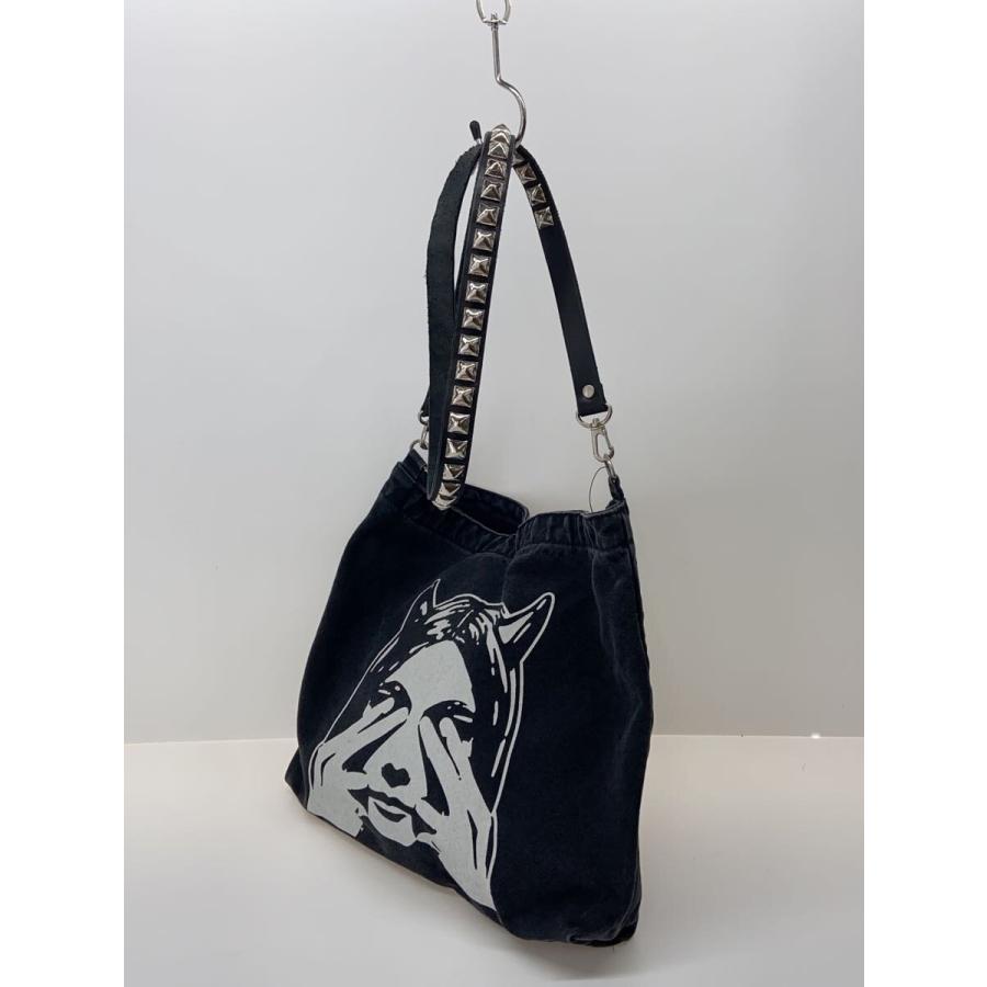 HYSTERIC GLAMOUR◇SEE NO EVIL/ショルダーバッグ/スタッズ/キャンバス