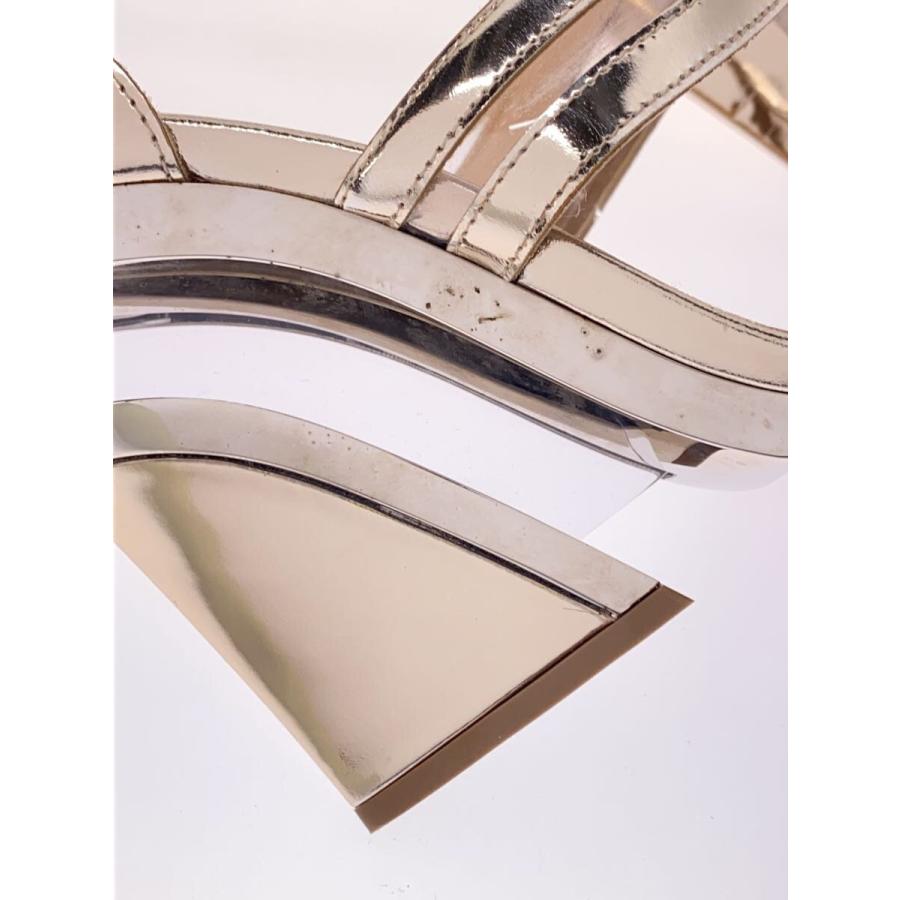 Christian Louboutin◇サンダル/ハイヒール/37/SLV/エナメル