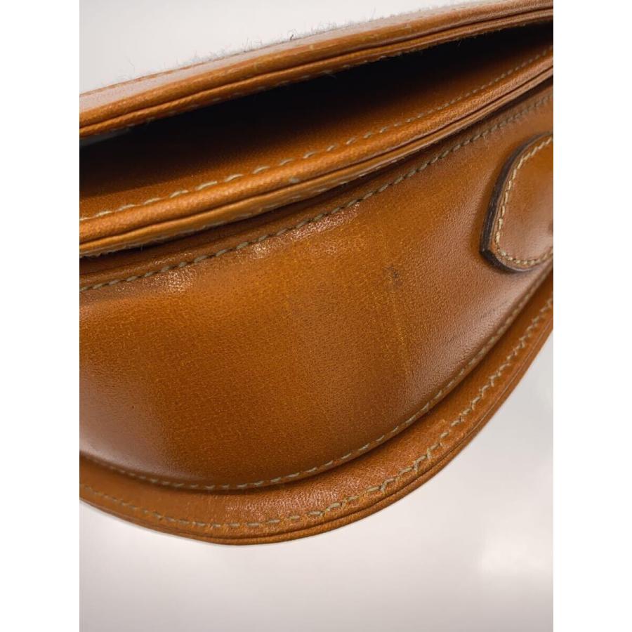 GUCCI◇オールドグッチ/ショルダーバッグ/キャンバス/レザー/NVY/GG