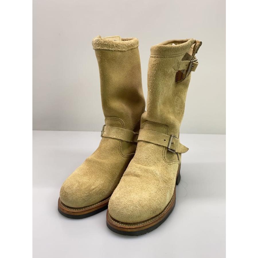 CHIPPEWA◇エンジニアブーツ/US7.5/BEG/スウェード/90863 : セカンド