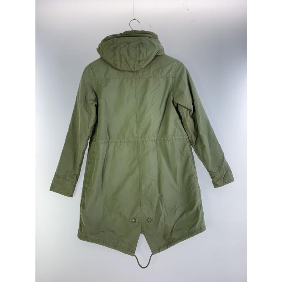 adidas◇モッズコート/S/コットン/KHK/無地/Z14426 : セカンド