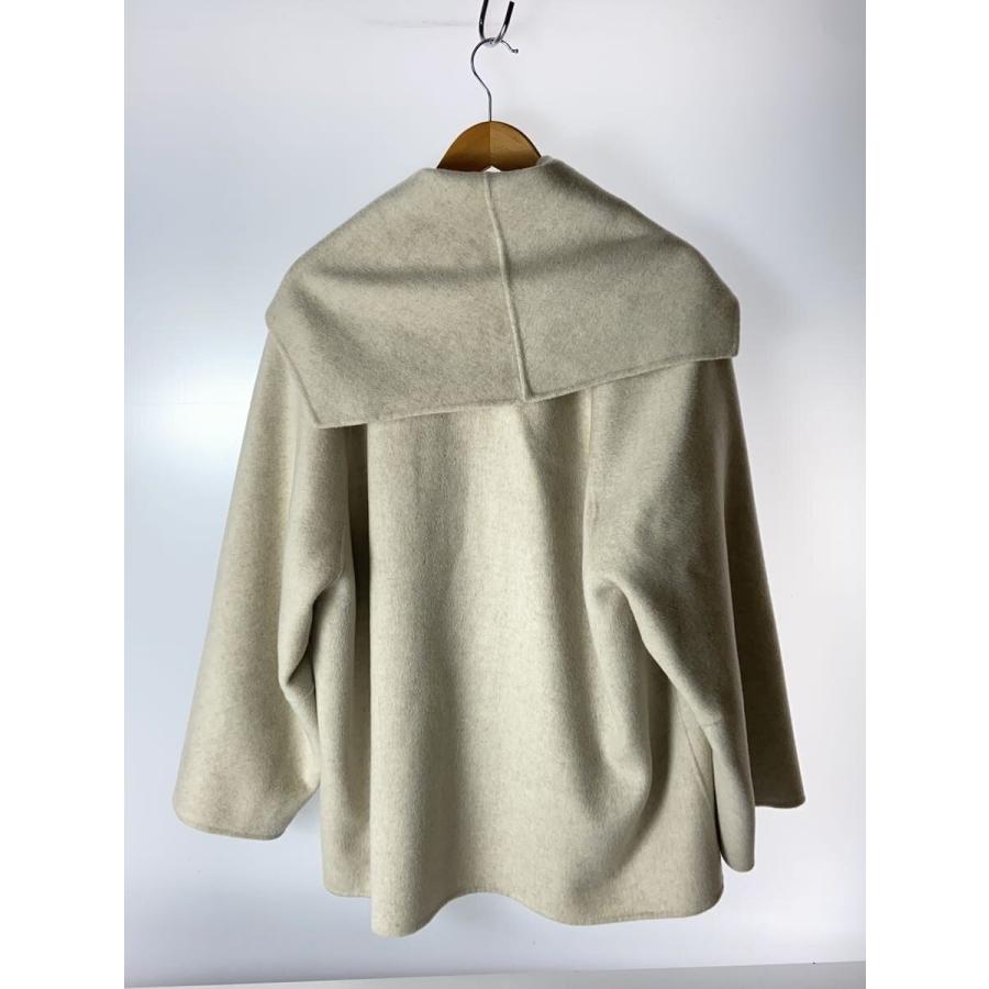 Plage◇24AW/コート/38/ウール/BEG/無地/24-020-922-8051-4-0