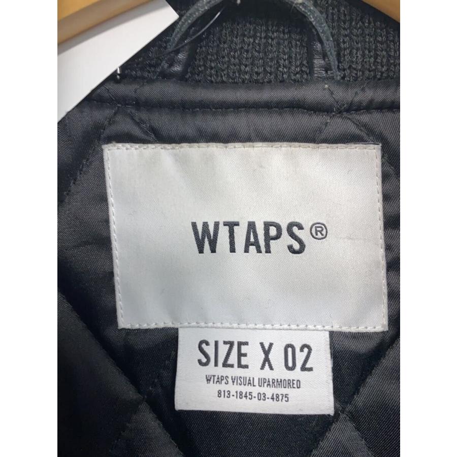 WTAPS◇スタジャン/2/ウール/BLK/222BRDT-JKM01S : セカンドストリート