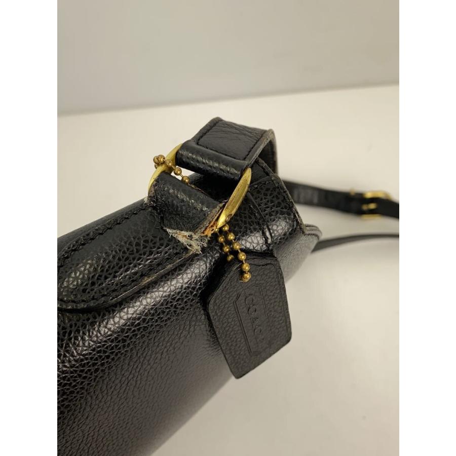 COACH◇ショルダーバッグ/レザー/BLK/4405/OLD COACH/オールドコーチ