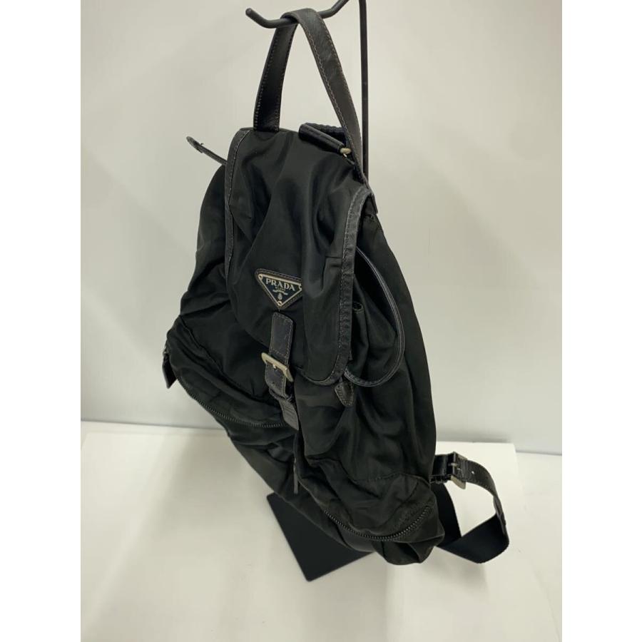 PRADA◇リュック/ナイロン/BLK/無地/v130// : セカンドストリートYahoo