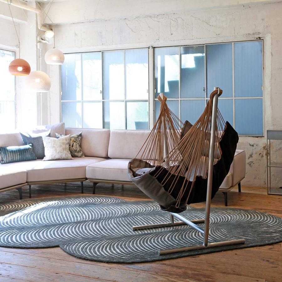 KOMFORTA コンフォルタ ハンモックチェア：本革レザー スペイン製 自立