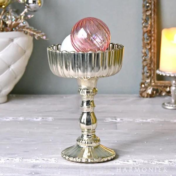 SALE30%OFF) シルバー コンポート ディスプレイスタンド ガラス