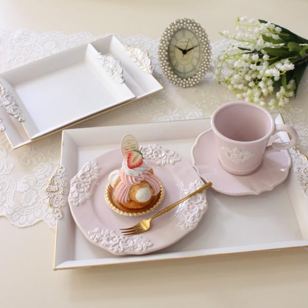 インテリアトレイ スクエアトレー トレイ 正方形 ディスプレイトレイ