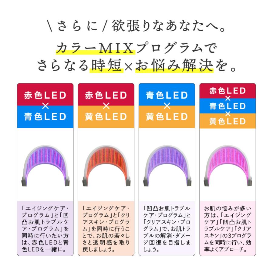 日本初の変幻自在フレキシブルベルトタイプ LED美顔器 【LED Salon PRO
