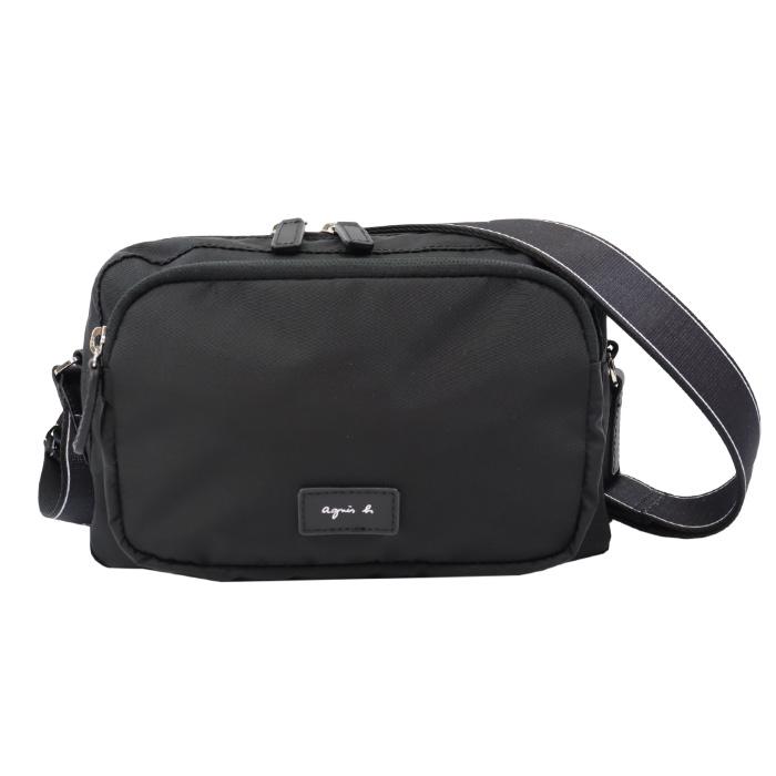 agnes b.（アニエスベー） バッグ ロゴタグ デザイン ショルダーバッグ