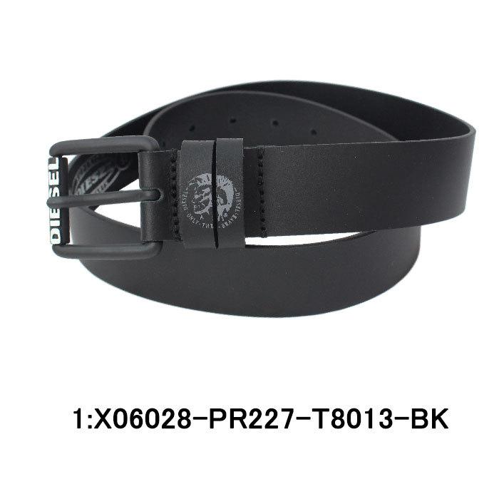 DIESEL（ディーゼル） ベルト X06028 PR227 T8013 B-LAMON ブラック