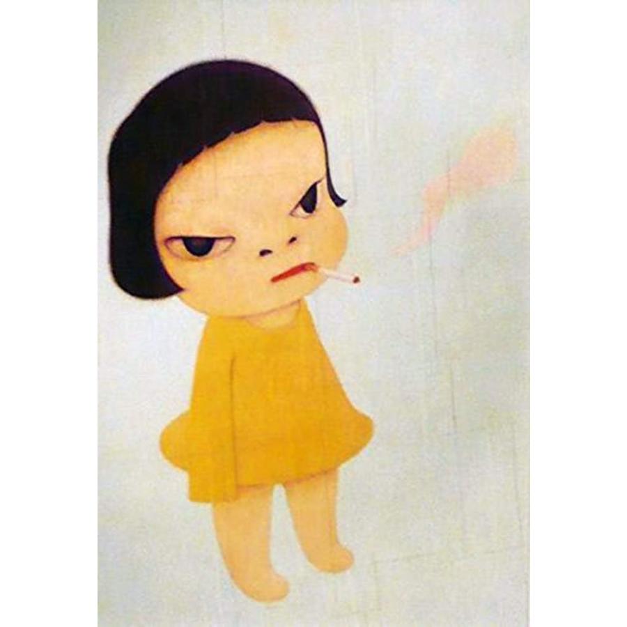 新品 奈良美智 絵画 現代アート 絵 額装付き アートプリント 額装