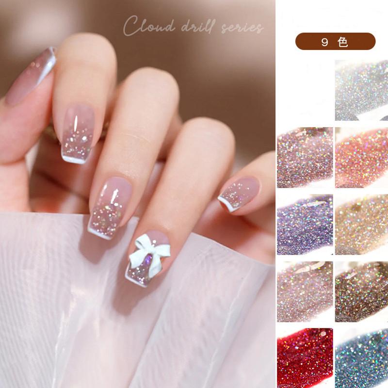 ジェルネイル 万華鏡ジェルネイル キラキラジェル ラメ入り グリッター