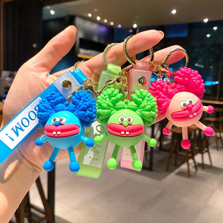 キーホルダー ソーセージリップモンスター 韓国雑貨 かわいい キー