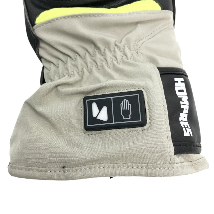 HOMPRES HOMP01B 2024年モデル 電熱グローブ Bタイプ グレー系 M