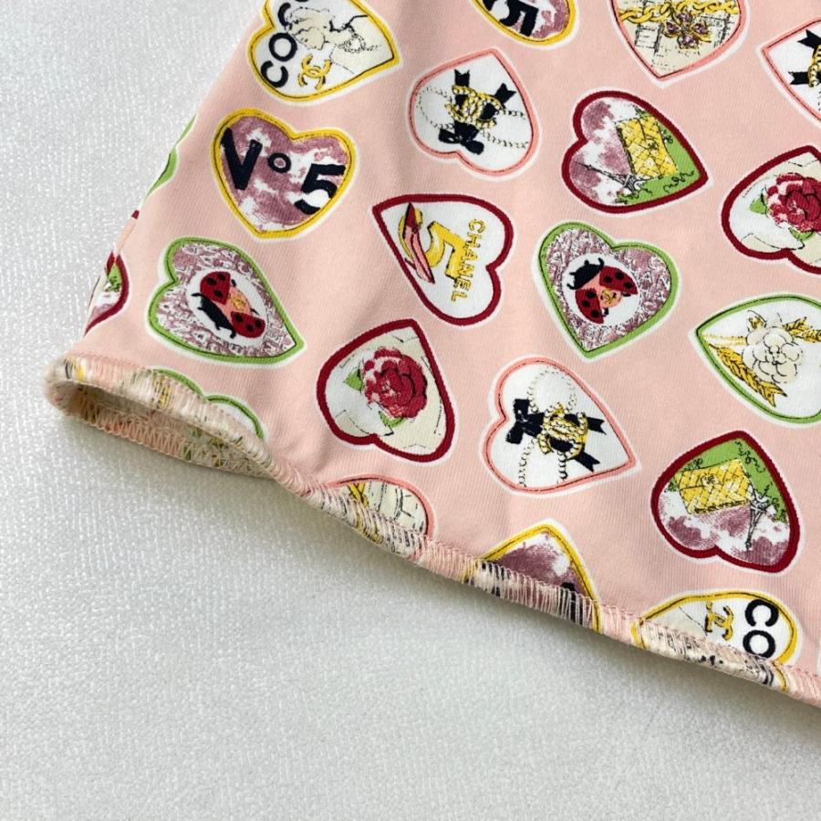 CHANEL（シャネル） P28222 キャミソール バレンタイン 総柄 ピンク系