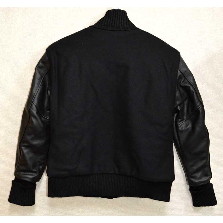 DeLong（デロング） オールブラック 無地 スタジャン DeLONG AWARD