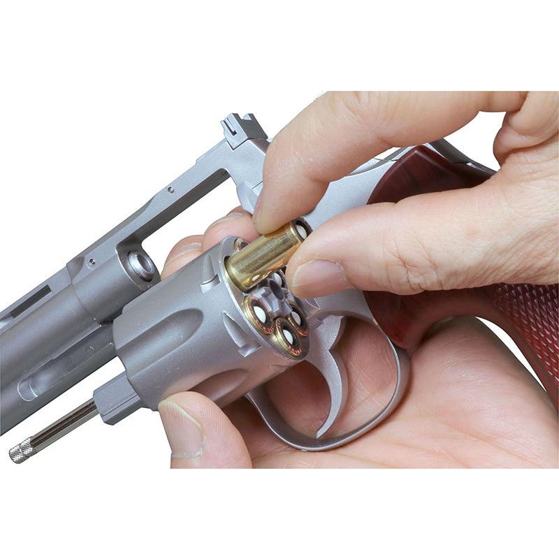 クラウンモデル コルト パイソン 6インチ シルバー 18才以上用ガス