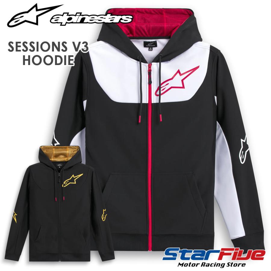 アルパインスターズ（alpinestars） ジップアップパーカー SESSIONS V3