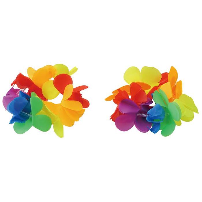はなの腕輪 大 レインボー 3078 花びら お花 リストバンド ダンス 衣装