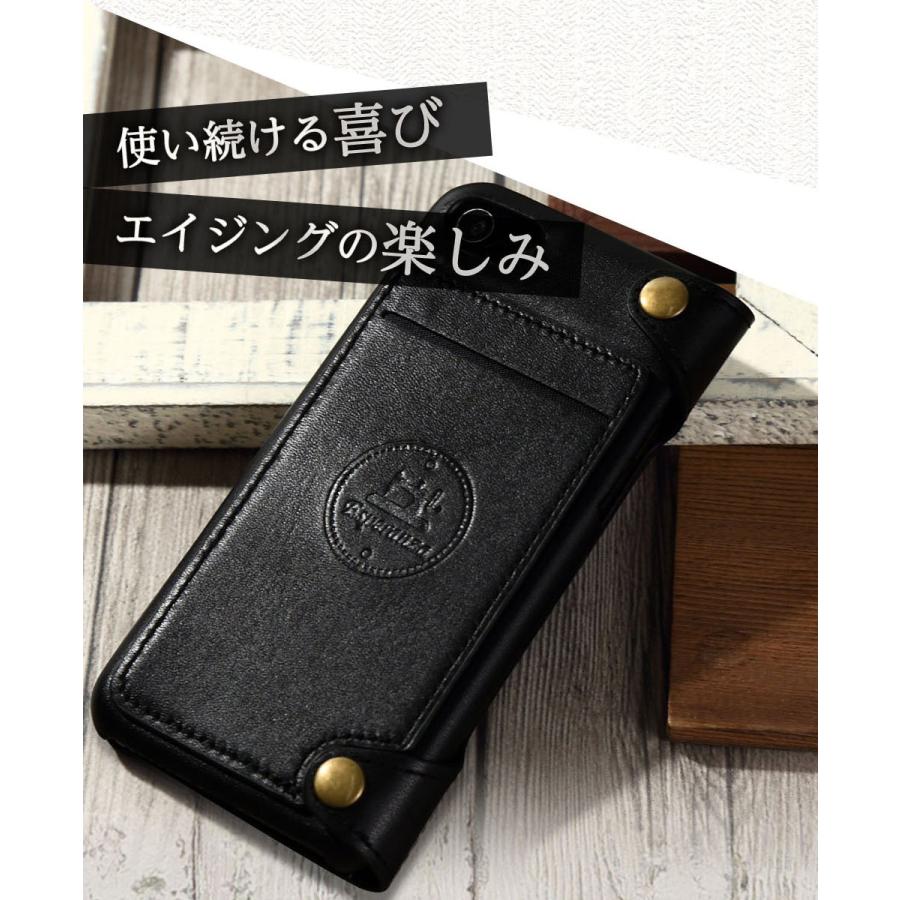 iPhone シリーズ ケース 本革 財布一体型 手帳型 カバー : 本革工房