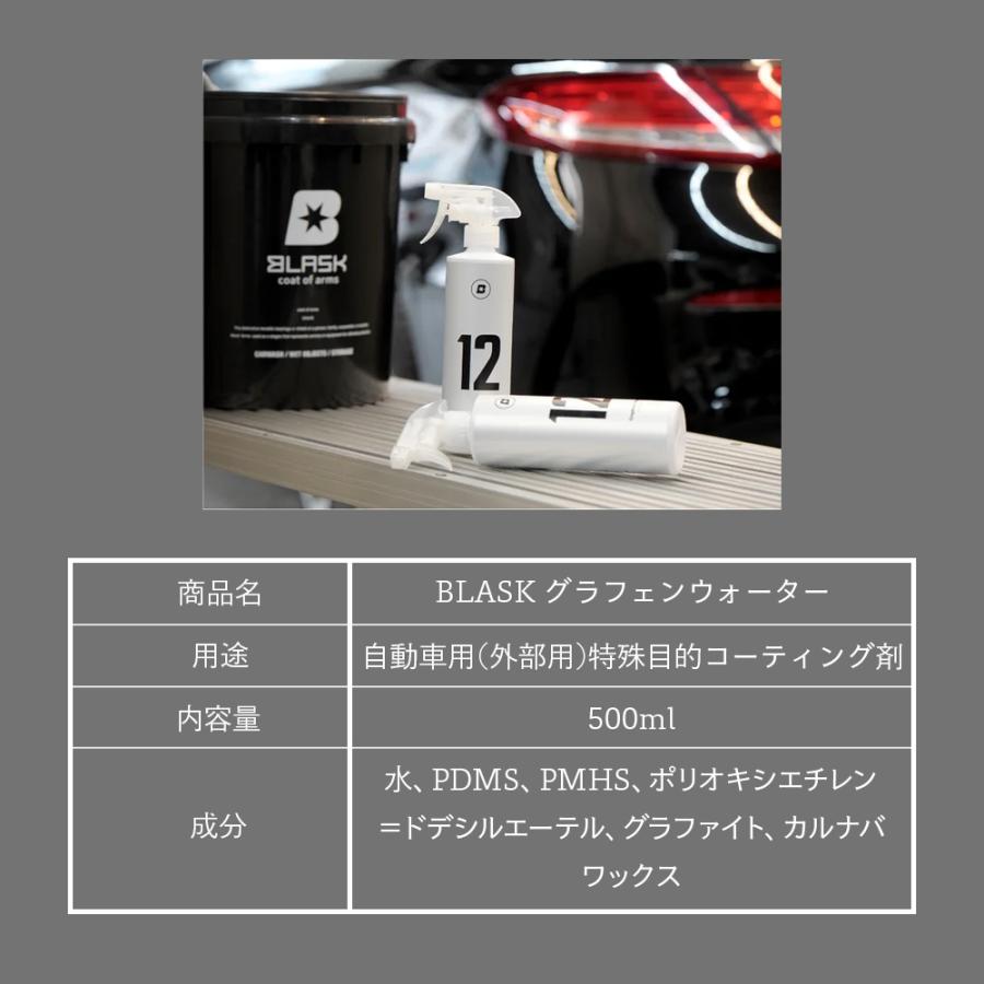 BLASK ブラスク No.12 GRAPHENE WATER グラフェンウォーター 500ml
