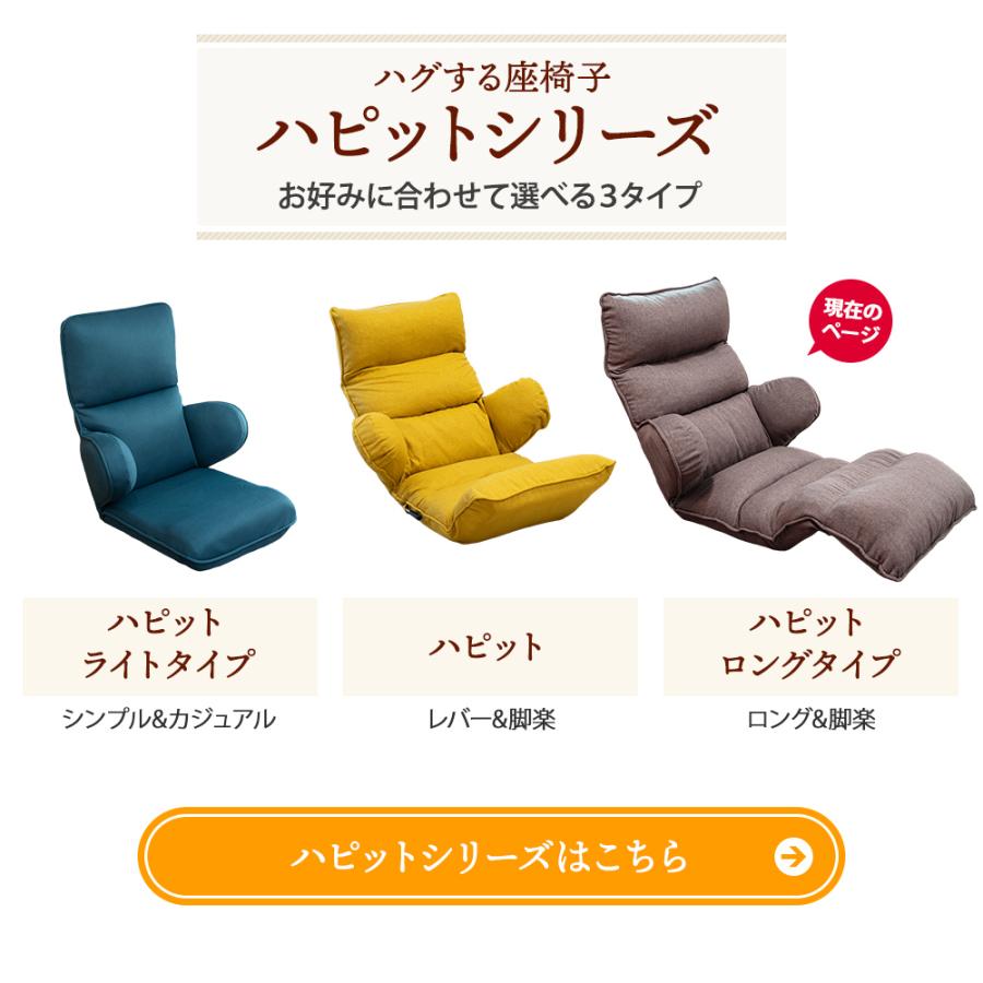 SUWALABO（スワラボ） 座椅子 hapit(ハピット)ハグする座椅子 ロング