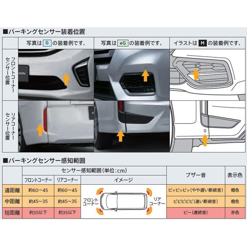 ステップワゴン パーキングセンサー用のフロントコーナーセンサーのみ