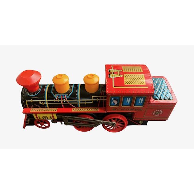 ブリキ蒸気機関車 EXPERESS 9511 日本製 ASC 昭和おもちゃ : Toys雑貨