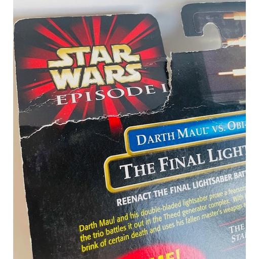 スターウォーズエピソード1 2パックフィギュア ダース・モールvsオビ