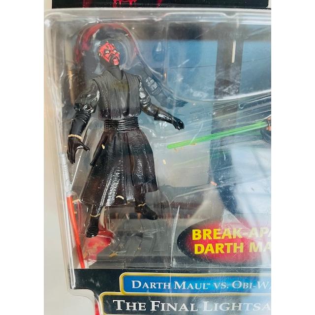 スターウォーズエピソード1 2パックフィギュア ダース・モールvsオビ