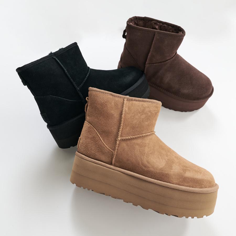 UGG（アグ） ムートンブーツ クラシック ミニ プラットフォーム