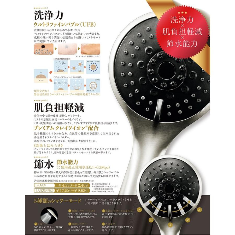 ウルトラファインバブル ミストシャワーヘッド IO霧(イオム) : 水彩