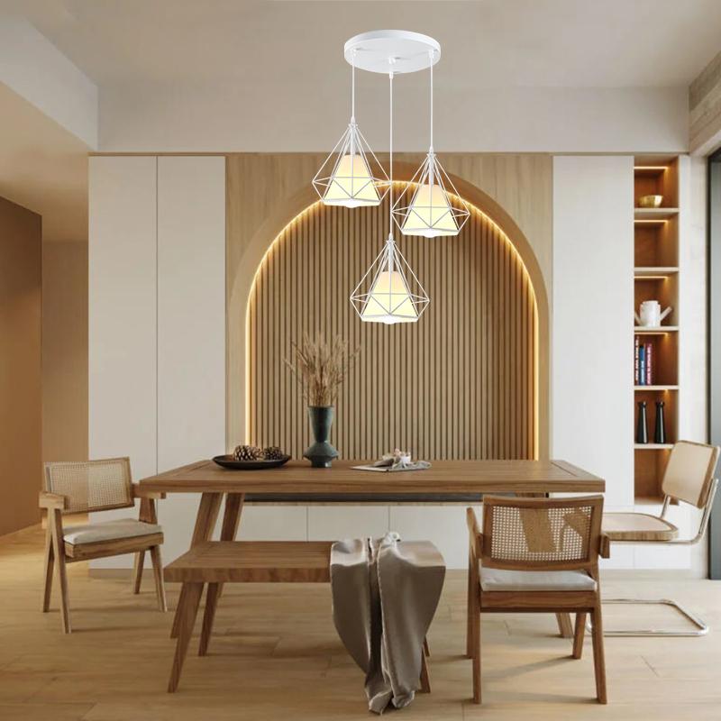 ペンダントライト 3灯 シーリングライトダイヤモンド型おしゃれ 北欧