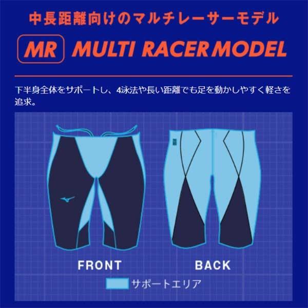 MIZUNO（ミズノ） 競泳 水着 GX-SONIC 4 MR ハーフスパッツ FINA承認