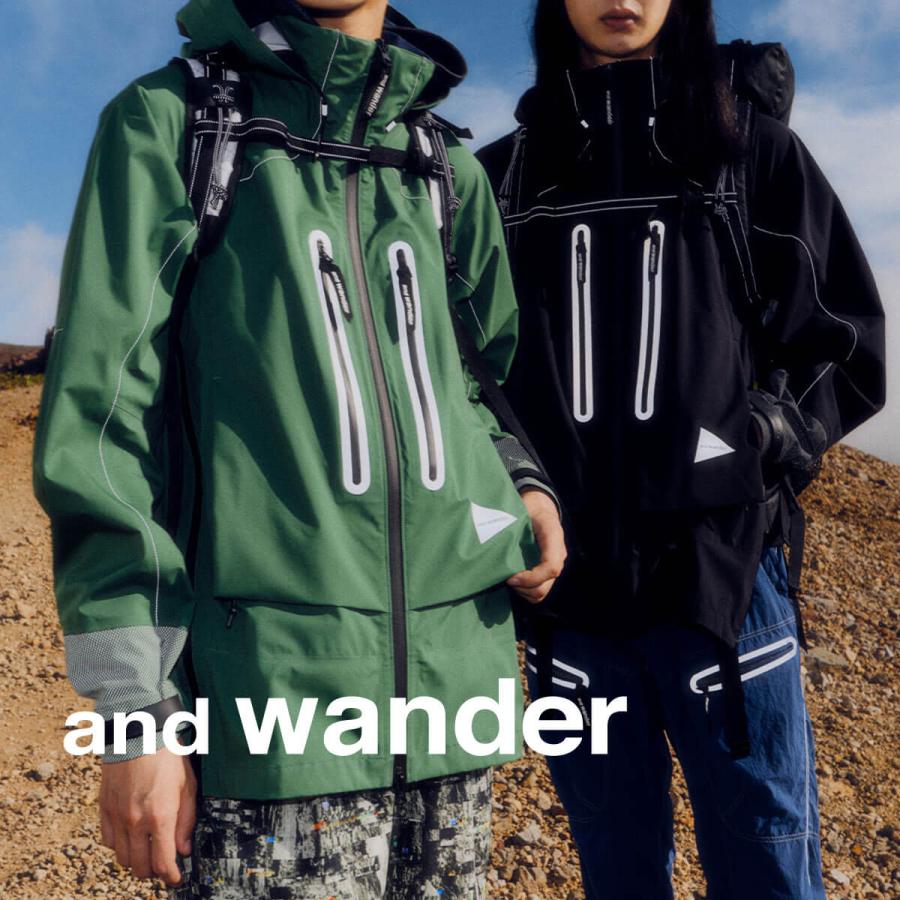 and wander（アンドワンダー） パーテックスウィンドジャケット
