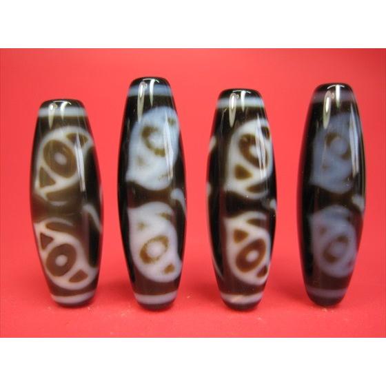 チベット高級至純天珠 梵字仏眼天珠 未 申年 バン : 天然石のお店Sun