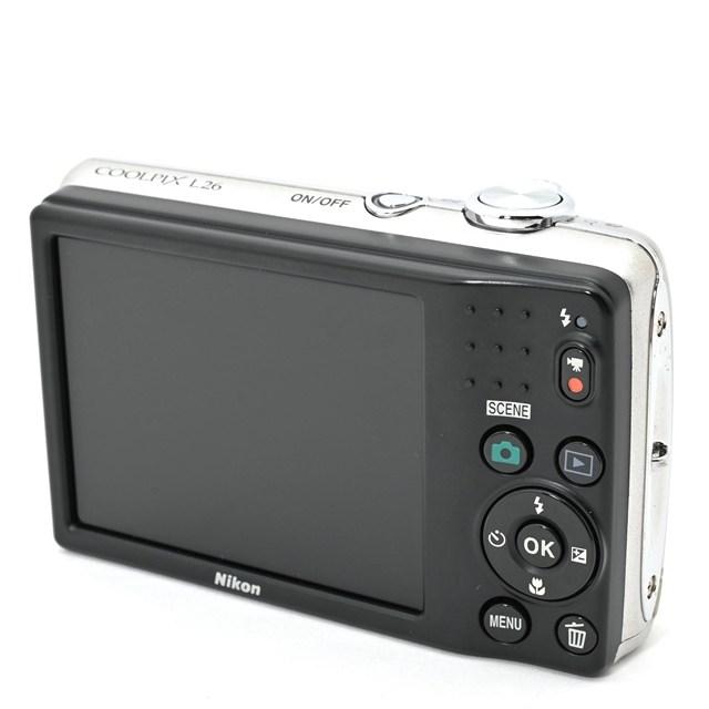 良品＞ Nikon COOLPIX L26 シルバー｜動作良好・フラッシュOK｜外観