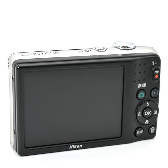 良品＞ Nikon COOLPIX L26 シルバー｜動作良好・フラッシュOK｜外観