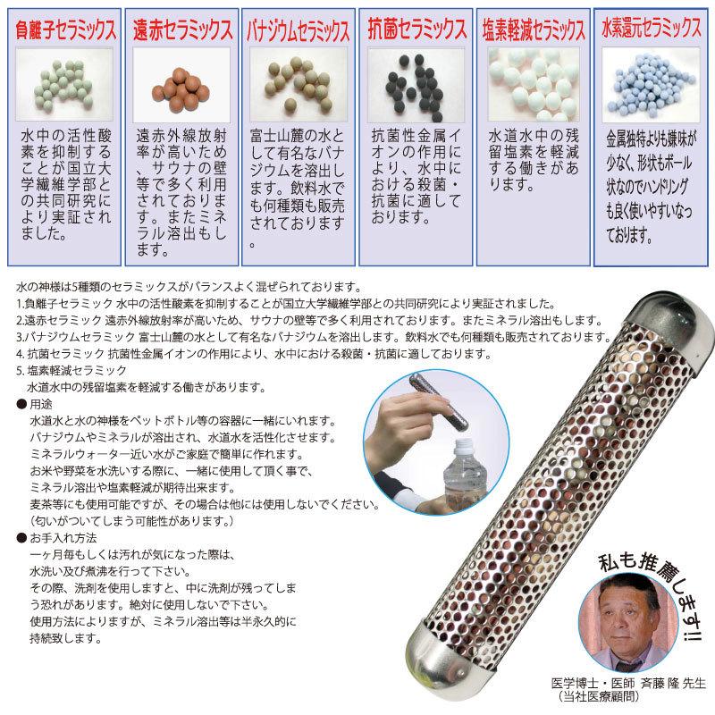 水の神様 2個セット 簡易浄水器ペットボトル用 Dr.Water 水素発生
