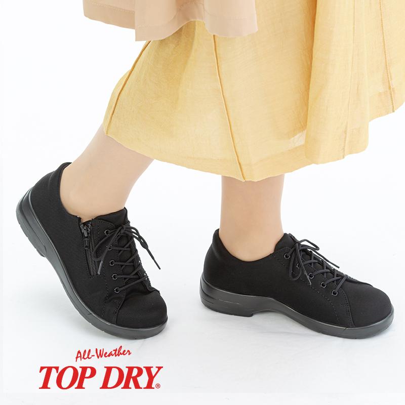 TOP DRY 爆買 防水 レインシューズ レディース スニーカー トップ