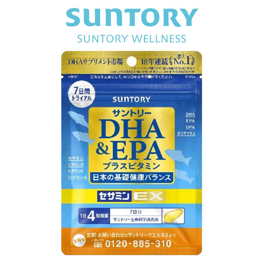 サントリーウエルネス DHA&EPA＋セサミンEX オメガ脂肪酸 28粒(約7日分